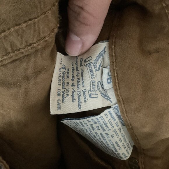 Robin’s Jeans Women’s Jane Style Designer Brown Coated Finish Skinny boot cut 26 - Picture 10 of 13